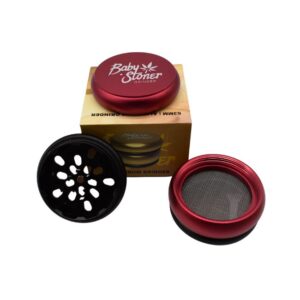 BABY STONER ALUMINIUM 63MM X 44MM GRINDER