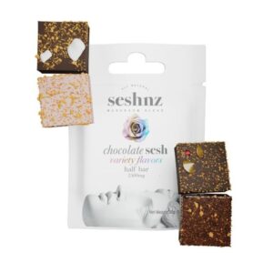 SESHNZ MUSHROOM BLEND ORGANIC VARIETY FLAVORS 2500MG CHOCOLATE 15CT/ BOX