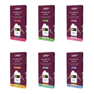 URB AERODAB 100 JET SET PURE THCA LIVE RESIN 1.5GM DISPO DAB 6CT/ BOX