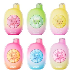 UT POWERED BY FLUM 5% DISPOSABLE (85ML) TURBO MODE - 25K & ECO. MODE - 50K PUFFS 5CT/ BOX