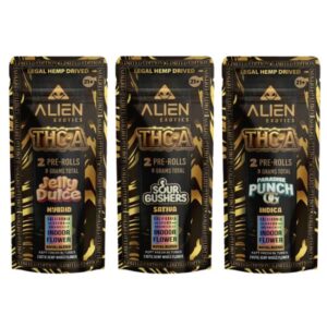 ALIEN THCA PREMIUM ROYAL BLEND LIMITED EDI. 2 X 1.5GM PRE ROLLS JOINT 10CT/ BOX