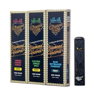 HIDDEN HILLS DIAMOND BOYZ FLAWLESS EDI. THC-A + THC-H 1GM DISPO 5CT/ BOX