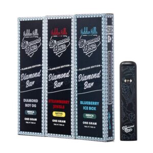 HIDDEN HILLS DIAMOND BOYZ FLAWLESS EDITION THC-P + THC-H 1GM DISPO 5CT/ BOX