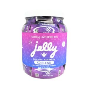 NOT YOUR BAKERY JELLY LIVE RESIN KO BLEND 15000MG MIXED FRUIT GUMMIES 30CT JAR