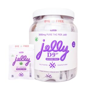 NOT YOUR BAKERY JELLY D9XP LIVE RESIN 3000MG 4PK GUMMIES 30CT/ JAR