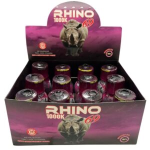 RHINO MALE ENHANCEMENT SUPER LONG LASTING TIME + SIZE + STAMINA 2FL.OZ LIQUID SHOT 12CT/ BOX