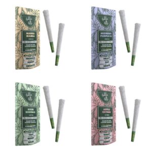 HIDDEN HILLS POWDERED DONUTZ DIAMOND HASHHOLE 2GM X 2PK PRE ROLLS JOINTS 10CT/ BOX