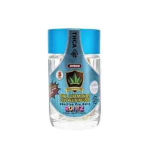 CROWNZEN THC-A DIAMONDS + LIVE RESIN INFUSED SHORTIES 1GM PRE ROLLS 5CT/JAR