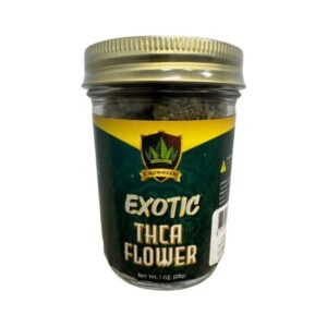 CROWNZEN THCA EXOTIC 28GM 1OZ FLOWER JAR