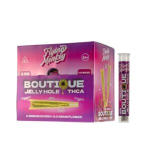 FLYING MONKEY THC-A BOUTIQUE JELLY HOLE 2.5 GRAMS 1 PK PRE ROLL 20CT/DISPLAY