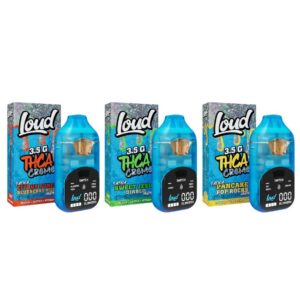 LOUD BY FVKD THCA CREME SWITCH DEVICE DUAL FLAVOR 3.5GM DISPO 5CT/ BOX