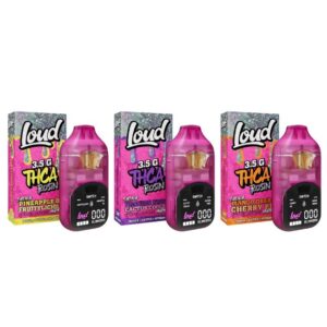 LOUD BY FVKD THCA ROSIN SWITCH DEVICE DUAL FLAVOR 3.5GM DISPO 5CT/ BOX