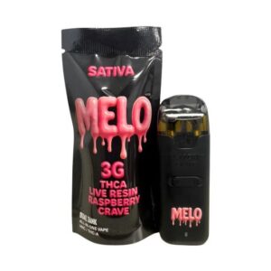 MELO THCA + HHC LIVE RESIN ALL IN ONE VAPE 3GM DISPO 5CT/ BOX