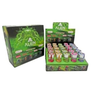 ALIEN DELTA 8 GREEN MINI SERIES 0.5G PRE ROLLED ASSORTED FLAVOR JOINT 25CT/ BOX