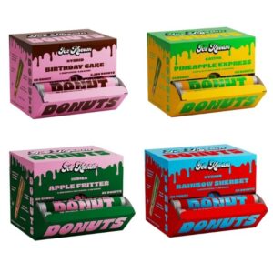 ICE KREAM DONUTS ROSIN 2.25GM PRE ROLLS JOINTS TUBE 20CT DISPLAY