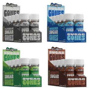 ICE KREAM THC-A 2GM SUGAR CONES 5CT/JAR 10JAR/DISPLAY
