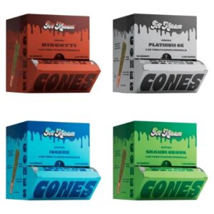 ICE KREAM THCA 1.5GM PRE ROLLS JOINTS TUBE 40CT DISPLAY