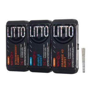 LITTO THC-P HASH HOLES 0.5G PRE ROLLS 6CT/PACK 5CT/DISPLAY