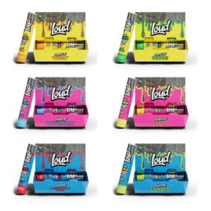 LOUD THCA ROSIN HASH HOLEZ DIAMOND INFUSED 2GM PRE ROLL JOINTS TUBE 20CT/BOX