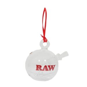 RAW LIBLAZE HOLIDAY ORNAMENT 80MM BUBBLER