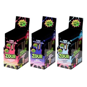 ZOUR STASH THCP+CBG+D8 THC DIAMOND INFUSED 1.5GM X 2PK PRE ROLL JOINTS 10CT/ BOX (PRE PRICE $8.99)